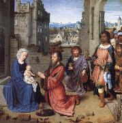 Gerard David The Adoration ofthe Kings oil painting picture wholesale